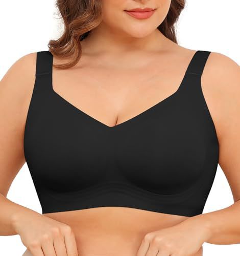 Avela Jelly Wireless Bra – Full Coverage, No Underwire, Cooling Comfort Fabric