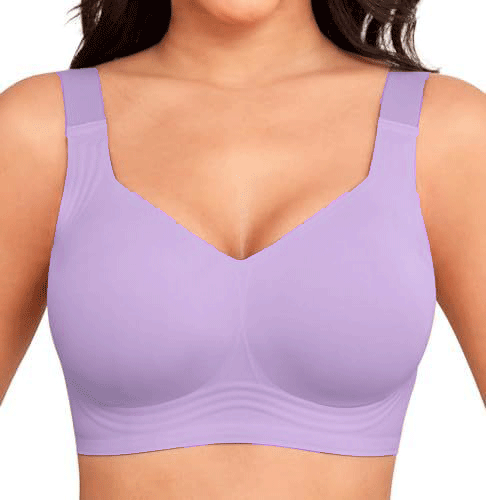 Avela Jelly Wireless Bra – Full Coverage, No Underwire, Cooling Comfort Fabric