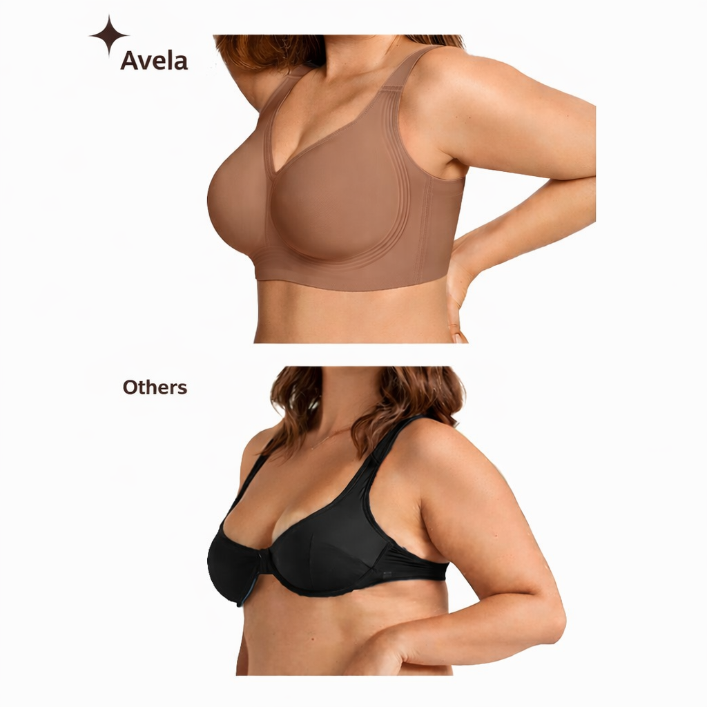 Avela Jelly Wireless Bra – Full Coverage, No Underwire, Cooling Comfort Fabric