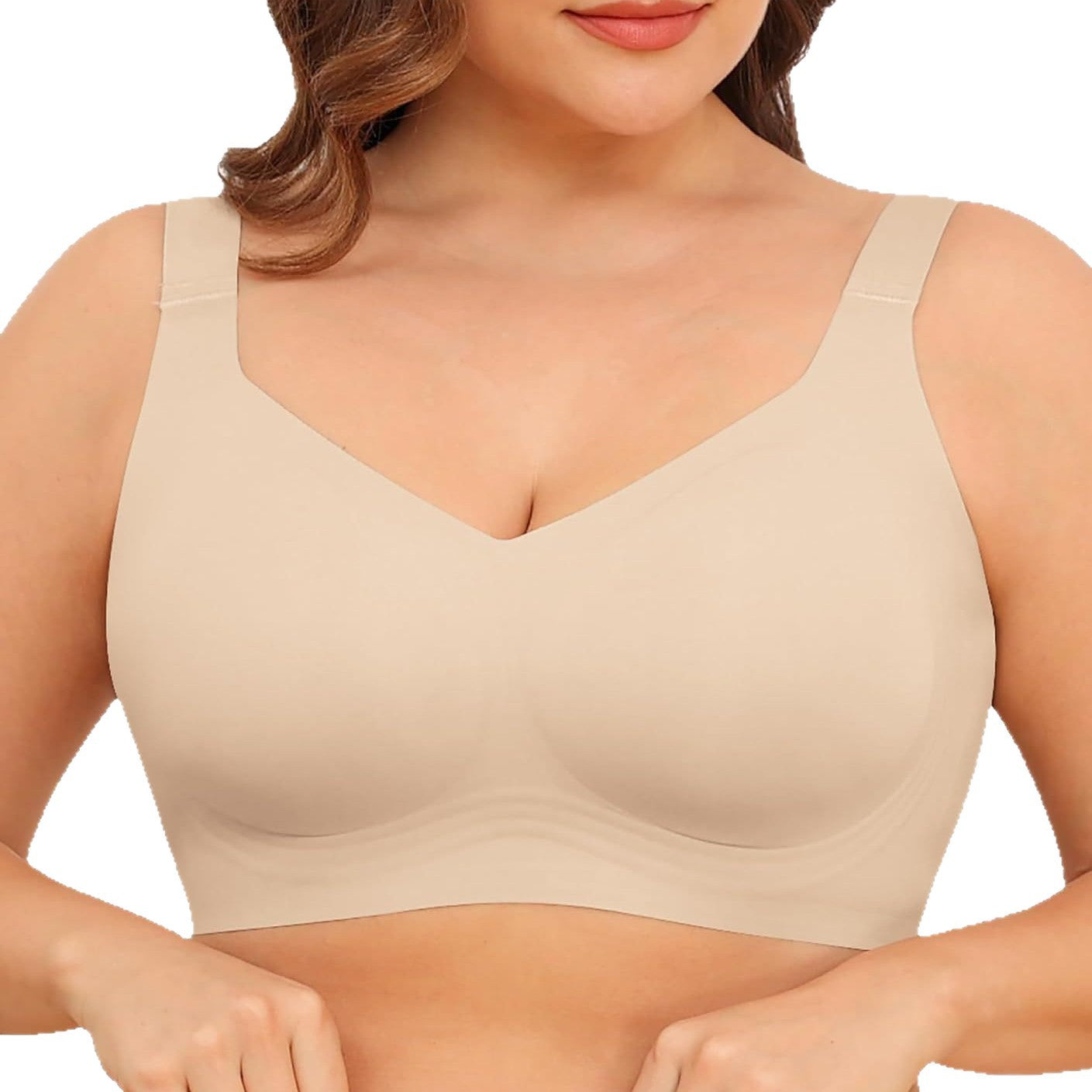 Avela Jelly Wireless Bra – Full Coverage, No Underwire, Cooling Comfort Fabric